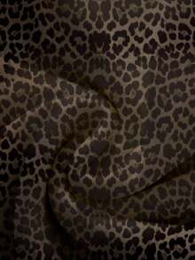 Glimmora Sweat-shirt-shirt léopard pour femmes, style de rue