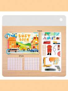 Quiet Book No Cut Alphabet Numbers Learning Toys Early Education Sensory Play Activity For Teens Stress Relief Fidget Toy Party Favor Classroom Rewards Gifts - Multicolor - View 2