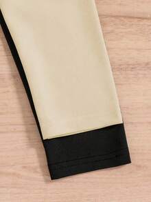 SHEIN 2件/套 男童哥特字体印花高领T恤 - 彩色 - 查看 5