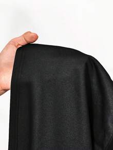 BamGleam 女士扎染落肩长袖拉链卫衣，万圣节 - 黑色 - 查看 8