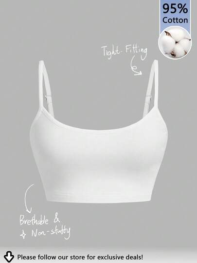 Tseoso Camiseta de tirantes corta casual y sexy de 95% algodón, ajuste ceñido para mujer, adecuada para el verano, linda, vintage y versátil, se puede usar durante todo el año