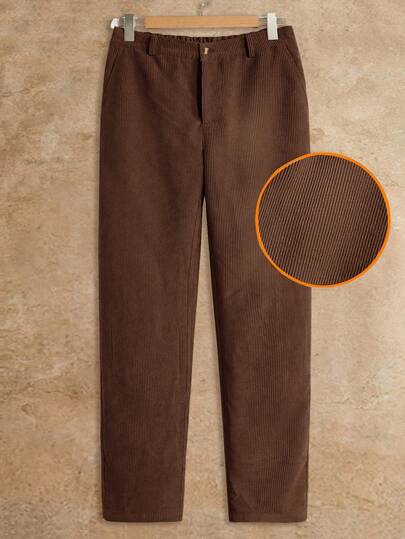 HIMLAND 男士秋季灯芯绒梭织裤