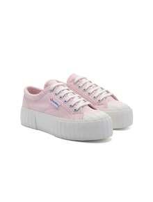 Superga 2631 Stripe Platform Women Casual Shoes Pink S5111SW - Pink - View 3