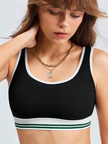 LOUNGEISTA 4pcs/Set Women Solid Color Breathable & Comfortable Vest Top Setfor Summerfor Summer - Multicolor - View 10