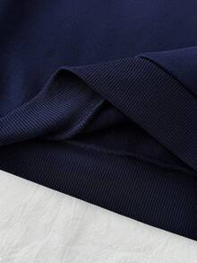 SHEIN Tween Girls American English Retro Sports Round Neck Sweatshirt,Letter Graphic Thermal Lined Sweatshirt,Long Sleeve Tops Graduation,Back To School Outfits,Graduation,Back To School Pullover Fall Outfit Usa Sweatshirt College Clothes Sweatshirt For Teen Girls Usa Clothes Chicago Sweatshirt