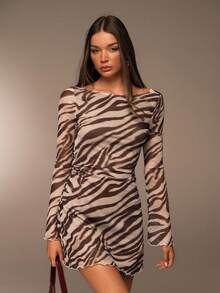 Avantive 秋季/返校/乡村音乐会服装/女士音乐会服装/外出服装/生日服装/万圣节服装/休闲/Y2k/2000 年代/Y2k 服装 Y2k/90 年代/性感服装/西部服装女士/乡村/俱乐部/办公室/鸡尾酒会/复古/紧身/狂欢服装节日/优雅/老钱/街头服饰/度假服装/乡村音乐会服装/工作服/端庄/春假/单身女郎服装/音乐会/基本款/毕业/迷你连衣裙/万圣节/露肩连衣裙/棕色连衣裙/针织连衣裙/女士迷你连衣裙 - 咖啡棕 - 查看 3