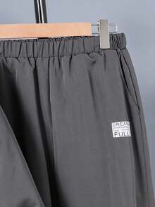 2pcs Teenager Casual Sports Jacket With Hood And Zipper, Paired With Pockets Drawstring Pants, Versatile Outfit For Spring, Autumn & Winter Fall