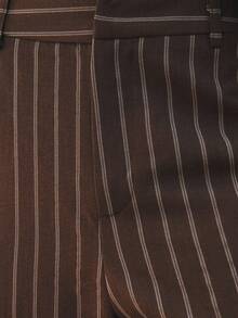 Nöista Quần ống loe may đo với sọc dọc màu trắng và cạp quần có cấu trúc; Sự kết hợp tinh tế cho áo cánh thanh lịch vào mùa thu và mùa đông, tuyệt vời cho vẻ ngoài tinh tế ban ngày và các sự kiện Giáng sinh hoặc năm mới, cũng như phong cách Halloween sáng tạo. - Rỉ Nâu - Xem 6