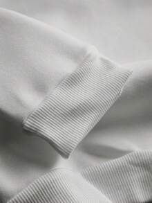 INAWLY Women's Autumn Maple Leaf Embroidery Pattern Crew Neck Sweatshirt - Apricot - View 4