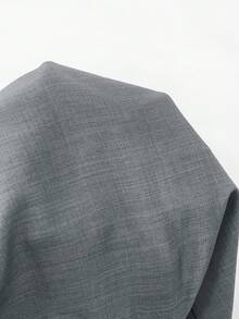 Lumivelle 简单通勤，直筒宽松裤腿，松紧腰带，配金属扣紧腰带灰色裤子商务休闲办公室裤商务裤女士正装裤长裤老款风格返校教师装适度 - 淺灰色 - 查看 7