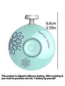 Electric Nail Sharpener, Nail Care Tools, Nail Sharpener Hygiene Kit, Nail Sharpener, With Bag, Storage Box And Storage - Mint Green - View 2