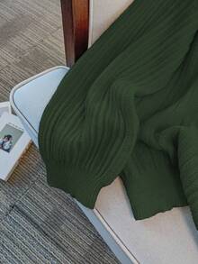 GlowEve CURVE 大码优雅V领落肩长袖套头衫