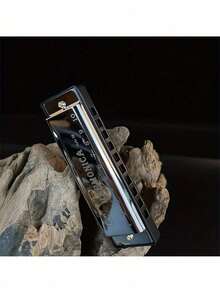 1pc Metal Diatonic 10-Hole Professional Blues Harmonica, Suitable For Beginners Mini Instruments, Guitar Pick, Round Harmonica, Harmonica, Instrument, Clarinet, Harmonica, Instrument, Clarinet, Music Instrument, Triangle Instrument, Professional Guitar, Harmonica, Music, Instrument, Metal Harmonica, Acoustic Guitar,Ggongi,Music,Harmonica,Harmonica,Music,Instrument - Multicolor - View 8