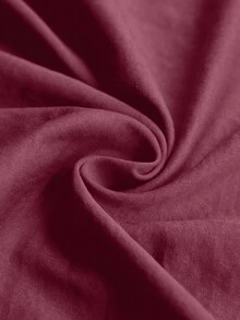 Linhara Chaqueta larga con capucha y bolsillos grandes para tallas grandes - Rosa Fucsia - Ver 3