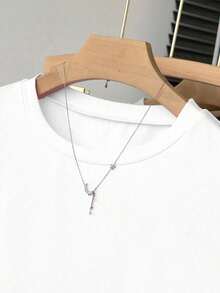 INAWLY 5件套女士休闲腰部褶皱短袖T恤，修身设计，白色、酒红色、黑色、咖啡色、浅灰色，适合日常穿着和户外穿着 - 彩色 - 查看 8