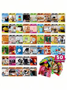 Zazumi 1SET Toddler Flash Cards Everyday Objects Vehicles Traffic Signs Space Astronomy Preschool Learning Toys For Kids Brain Development Attention Span Realistic Photos - Multicolor - View 15