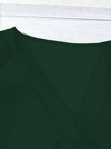 EMERY ROSE 女士休闲纯色衬衫，适合外出、圣诞节、万圣节，适合秋夏季