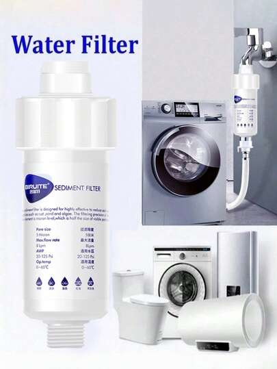 家用净水器预过滤系统、防爆耐压淋浴喷头及水龙头净水器、洗衣机、水槽及浴室水龙头内置过滤器