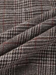 GlowEve CURVE 大码女式优雅休闲格子A字裙，秋冬