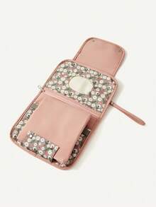 Cozy Pixies 1 Túi thay tã bằng vải Oxford, túi đa năng tiện dụng, có đệm thay tã có thể tháo rời và gấp gọn, có thể treo trên xe đẩy, dùng làm túi đựng tã, túi đựng khăn giấy, thích hợp để cất giữ và sử dụng. - Xám - Xem 4