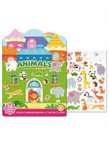 Zazumi Kids Jelly Sticker Book Quiet Time Early Learning Educational Toy For Toddlers Develop Fine Motor Skills Hands On Brain Teaser Puzzle Activity - Multicolor - View 16