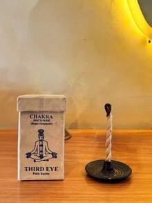 Cirelle Handmade Nepalese  Seven Chakra Rope Incense - Natural Herbal Blends With Lotus Holder Gift Set - Multicolor - View 7
