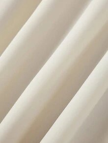 Franclia Váy ôm dáng tay dài, cài nút, thắt eo, đa năng khi đi làm - Màu be - Xem 5
