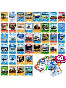 Zazumi 1SET Toddler Flash Cards Everyday Objects Vehicles Traffic Signs Space Astronomy Preschool Learning Toys For Kids Brain Development Attention Span Realistic Photos - Multicolor - View 16