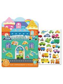 Zazumi Kids Jelly Sticker Book Quiet Time Early Learning Educational Toy For Toddlers Develop Fine Motor Skills Hands On Brain Teaser Puzzle Activity - Multicolor - View 15