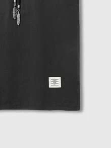 Manfinity Homme 2 件休闲宽松百搭简约男士短袖 T 恤 - 白色 - 查看 3