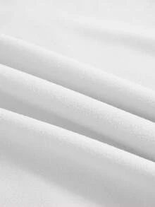 INAWLY Áo thun họa tiết phong cách Y2K cổ điển dành cho nữ, áo thun cổ tròn tay ngắn thoải mái, thích hợp mặc hàng ngày - trắng - Xem 3