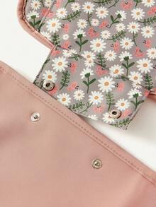 Cozy Pixies 1 Túi thay tã bằng vải Oxford, túi đa năng tiện dụng, có đệm thay tã có thể tháo rời và gấp gọn, có thể treo trên xe đẩy, dùng làm túi đựng tã, túi đựng khăn giấy, thích hợp để cất giữ và sử dụng. - Xám - Xem 8