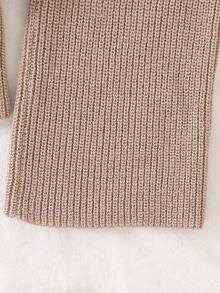 Sparklyn Young Girls Knitted Sweater & Pants 2-Piece Set, Casual & Cute, Thick For Autumn/Winter Fall