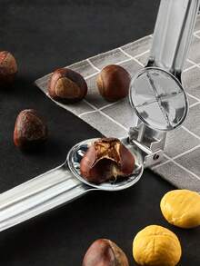 Stainless Steel Chestnut Peeling Special Tool, Household Raw Chestnut Opener, Cross Knife Chestnut Peeling And Shell Peeling Tool