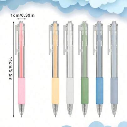 3 piezas Bolígrafos de cuchilla retráctil multicolor - Fácil de presionar para extender la cuchilla, material de PP - Perfecto para cortar papel, hacer tarjetas y desembalar - Diseño elegante con Body transparente, cortador de papel pequeño, color y estilo aleatorios