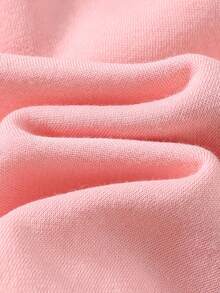 Cozy Pixies 女婴卡通动物图案针织柔软圆领长袖套头卫衣，可爱动物设计圆领长袖上衣，舒适百搭时尚日常可爱简约基础款，适合室内、户外滑雪、日常穿着、运动、玩耍、派对等场合。 - 粉色 - 查看 8