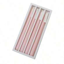 4 件/盒无烟香薰蜡烛 - 持久耐用，多色蜡烛，适合居家、生日、派对、婚礼装饰 - 彩色 - 查看 17