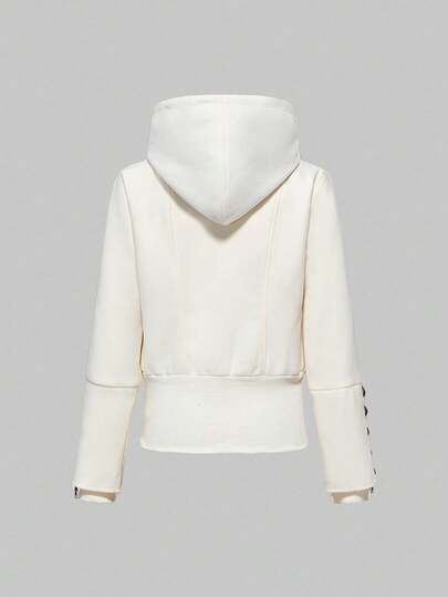 Grunge Punk Vintage Subculture Shibuya Girl Patchwork Leopard Print Snow Coat For Women