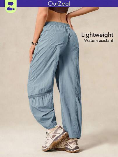 OutZeal Women Sports Pants Camping Hiking Travel Water-Resistant Mesh Design With Side Pocket