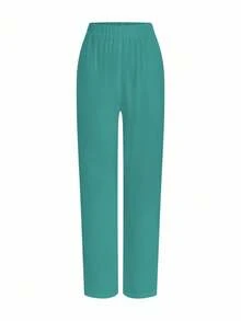 PopScrub 2-częściowy komplet uniformu chirurgicznego (bluzka z krótkim rękawem i luźne spodnie)