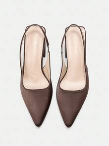 CUCCOO CURVES Plus Size Women's Fashion Classic Comfortable Pointed Toe High Heel Pumps For Christmas