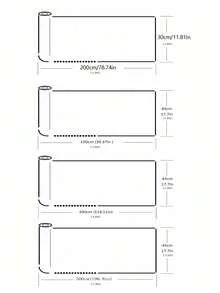 1pc Frosted Window Privacy Film Sun Blocking Frosted Glass Window Film Static Cling Window Covering Non Adhesive Glass Sticker For Home Office Bathroom Kids Study Stripe Patterns - 彩色 - 查看 4