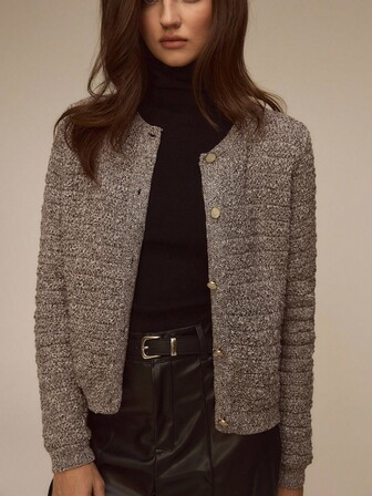  ATUI Studio Damen einfarbiger Langarm Strick Pullover, kurzer Damen Pullover, Damen Pullover, Strickpullover, Winterbekleidung für Damen, Herbstbekleidung für Damen, FW24, gestrickter Pullover