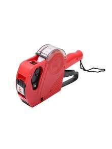 SHEIN 1 套 MX-5500 8 位价格标签枪，含 5000 张贴纸标签和 1 个墨水补充装，标签制作器定价枪套件数字标签枪，适用于办公室、零售店、杂货店、组织标签（红色） - 紅色 - 查看 8