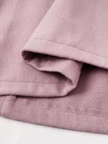 Sweetra Plus Size Women Elegancki design Kontrastowy kolor Patchwork Wysokiej jakości dwustronna wełniana tkanina Zapięcie na guziki Kołnierz stójka Dół w kształcie litery A Jesień/Zima Nowość, Nadaje się na powrót do szkoły, imprezę, wieczorne wyjście, Uniwersalny modny design Długi wełniany płaszcz