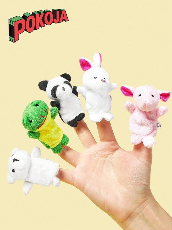 Mini Animal Finger Puppets Set, Small Cartoon Animal Finger Toys, Party Favors For Shows, Playtime, Schools Easter Gift,1pc/5pcs/10pcs(Animal Style Random), School Supplies Rat Puppet,Animal Party,Ventriloquist Puppet