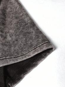 Manfinity EMRG Pantaloni de trening lejeri cu șnur casual pentru bărbați - Dusty Purple - Vizualizare 4