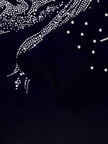 PAVTROS Men's Drawstring Fashionable Creative Shiny Casual Hoodie, For Fall - Multicolor - View 4