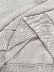 Resyla 女士休闲豹纹蝴蝶结蝙蝠袖卫衣，秋冬款