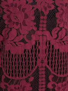 Amorya Women's Spring Stand Collar Lace Top